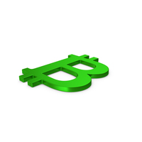 Green Symbol Bitcoin PNG & PSD Images
