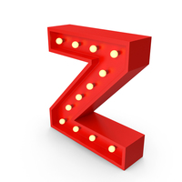 Bulb Letter Z PNG & PSD Images