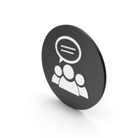 People Talking Icon PNG & PSD Images