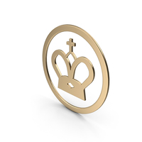 Gold King Symbol PNG & PSD Images