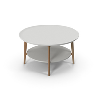 Round Double Coffee Table PNG & PSD Images
