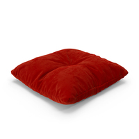 Red Pillow With Button PNG & PSD Images