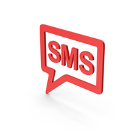Symbol SMS Message Red PNG & PSD Images