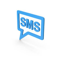 Symbol SMS Message Blue PNG & PSD Images