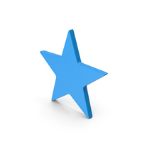 Symbol Star Blue PNG & PSD Images