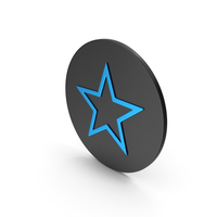 Star Blue Icon PNG & PSD Images