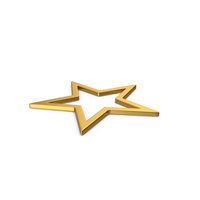 Gold Symbol Star PNG & PSD Images