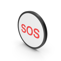Icon SOS Red PNG & PSD Images