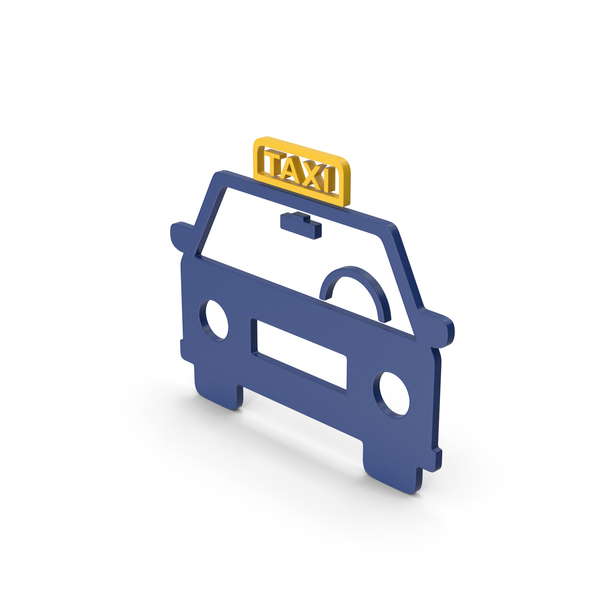 Symbol Taxi Colored PNG & PSD Images
