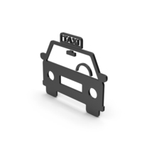 Symbol Taxi Black PNG & PSD Images
