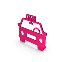 Symbol Taxi Metallic PNG & PSD Images