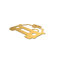 Gold Symbol Taxi PNG & PSD Images