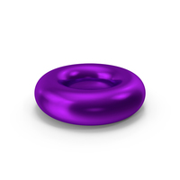 Torus Purple Metallic PNG & PSD Images