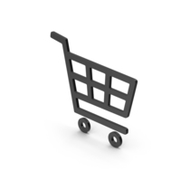 Symbol Shopping Cart Black PNG & PSD Images