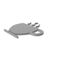 Coffee Cup Grey Symbol PNG & PSD Images