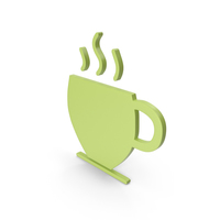 Coffee Cup Green Symbol PNG & PSD Images
