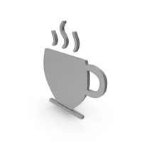 Coffee Cup Grey Symbol PNG & PSD Images