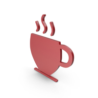 Coffee Cup Red Symbol PNG & PSD Images