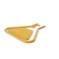 Flask Yellow Icon PNG & PSD Images
