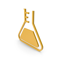 Flask Yellow Icon PNG & PSD Images