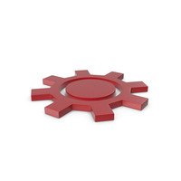 Gear Red Icon PNG & PSD Images