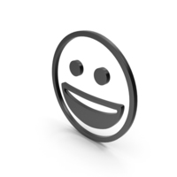 Happy Black Icon PNG & PSD Images