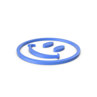 Happy Blue Icon PNG & PSD Images