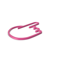 One Finger Pink Icon PNG & PSD Images