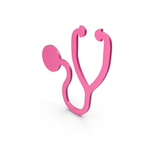 Stethoscope Pink Icon PNG & PSD Images
