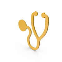 Stethoscope Yellow Icon PNG & PSD Images