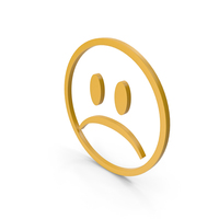 Unhappy Yellow Icon PNG & PSD Images