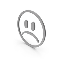 Unhappy Grey Icon PNG & PSD Images