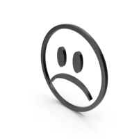 Unhappy Black Icon PNG & PSD Images