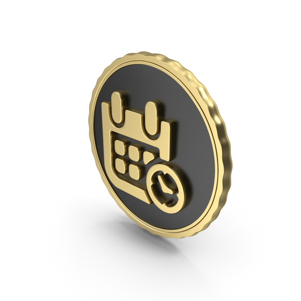 Gold Icon Date And Time PNG Images & PSDs for Download