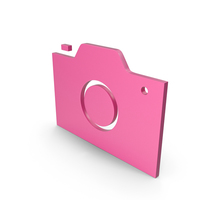 Camera Pink Symbol PNG & PSD Images