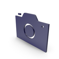 Camera Dark Blue Symbol PNG & PSD Images