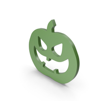 Jack o Lantern Green Icon PNG & PSD Images