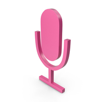 Microphone Pink Icon PNG & PSD Images