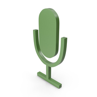 Microphone Green Icon PNG & PSD Images