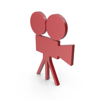 Video Camera Red Symbol PNG & PSD Images