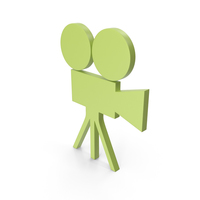 Video Camera Green Symbol PNG & PSD Images