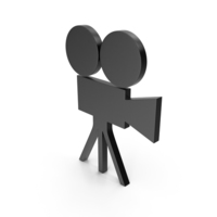 Video Camera Black Symbol PNG & PSD Images
