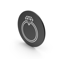 Diamond Ring Icon PNG & PSD Images