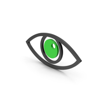 Symbol Eye Green PNG & PSD Images