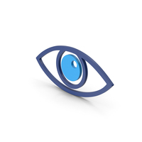 Symbol Eye Blue PNG & PSD Images