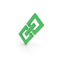 Symbol Link / Chain Green PNG & PSD Images
