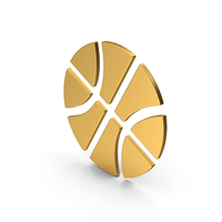 Symbol Basketball Gold PNG & PSD Images