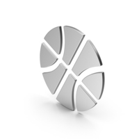 Symbol Basketball Silver PNG & PSD Images