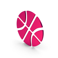 Symbol Basketball Metallic PNG & PSD Images