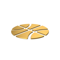 Gold Symbol Basketball PNG & PSD Images